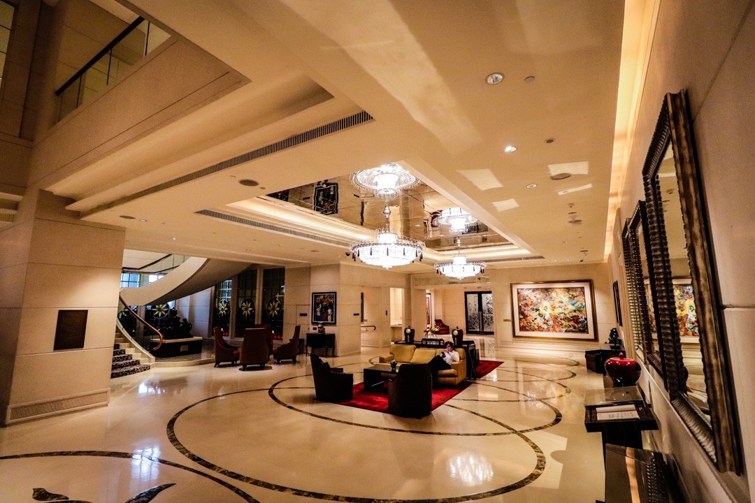 St Regis Singapore hotel lobby