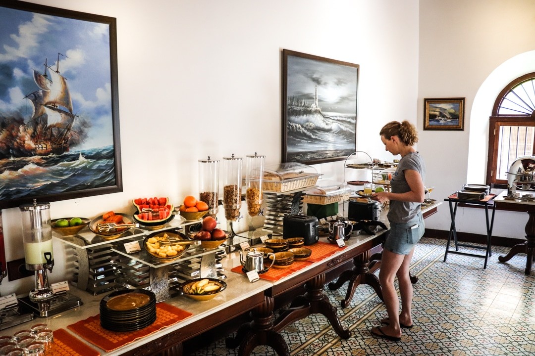 Forte Kochi hotel review - the buffet breakfast