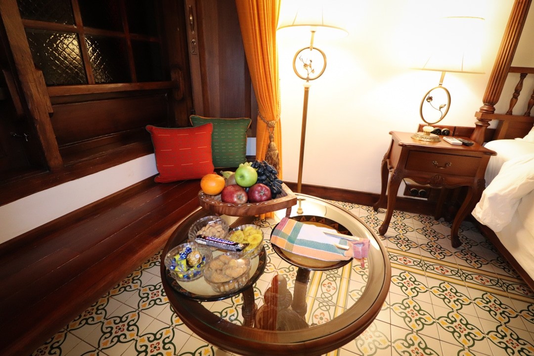 Forte Kochi hotel review - welcome platter in the bedroom