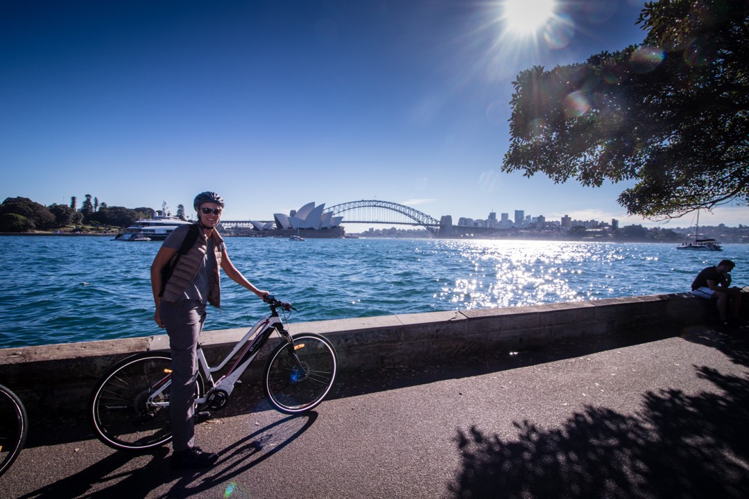 blue Banana cycling tour Sydney