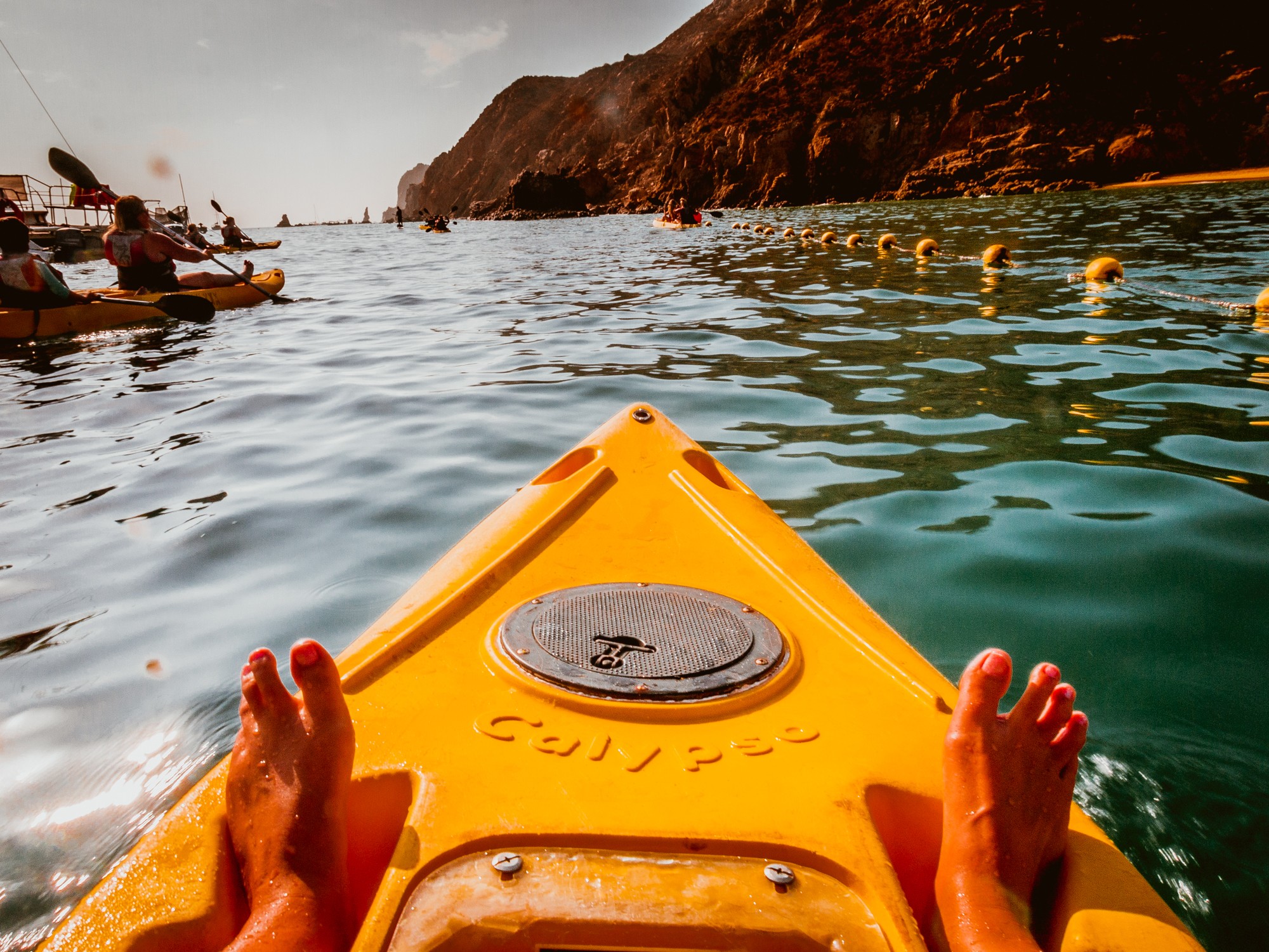 Kayaking tour with hightide in Cabos San Lucas