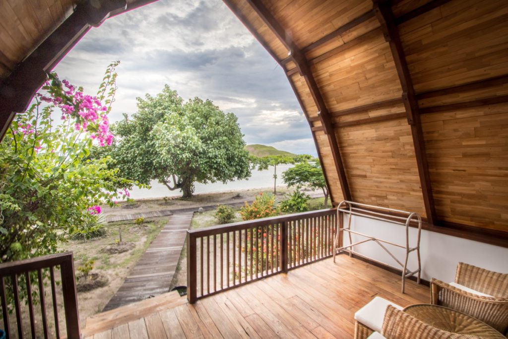 Komodo resort review terrace