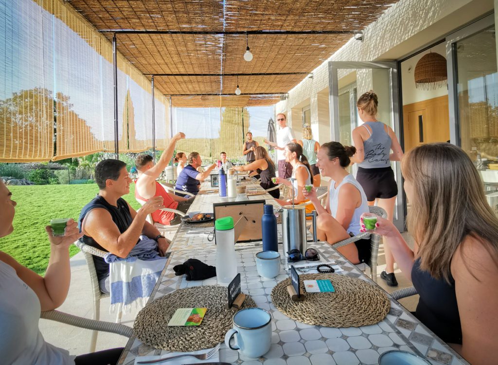 The Body Camp Mallorca review group meals