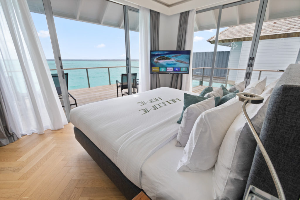 Maldives Maafushivaru resort review bedroom