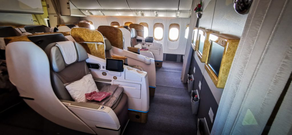 Review of Emirates Business class flight to the Maldives