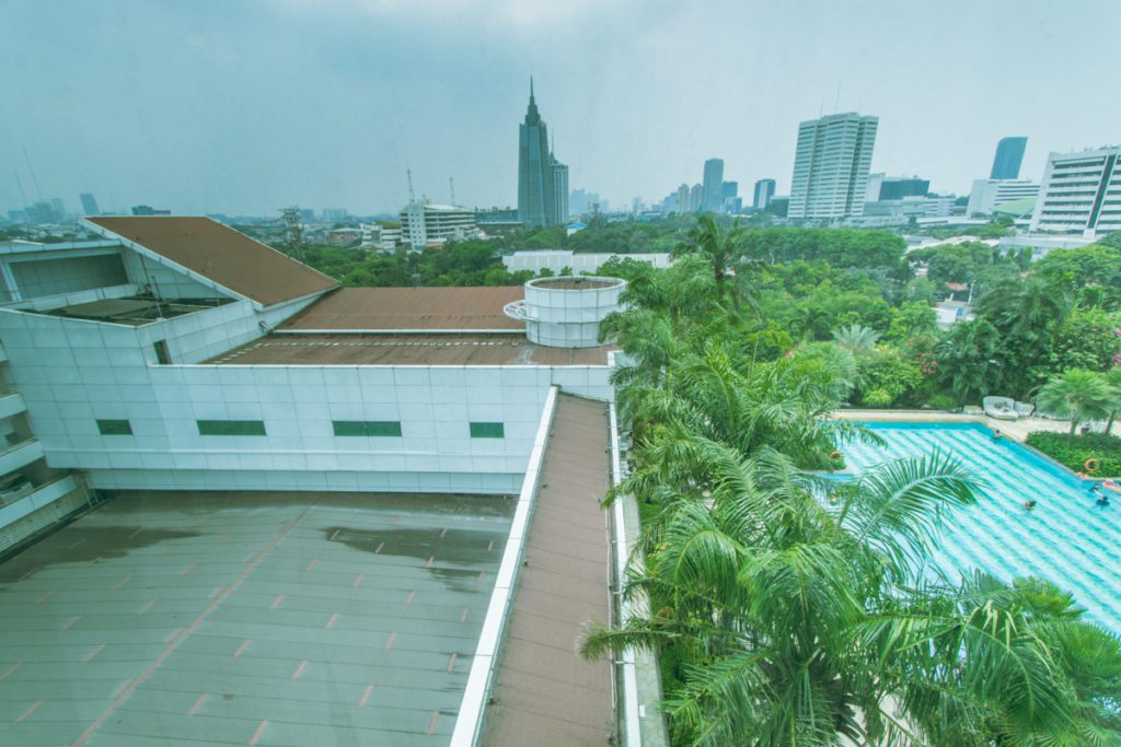 mulia jakarta hotel review view from the room