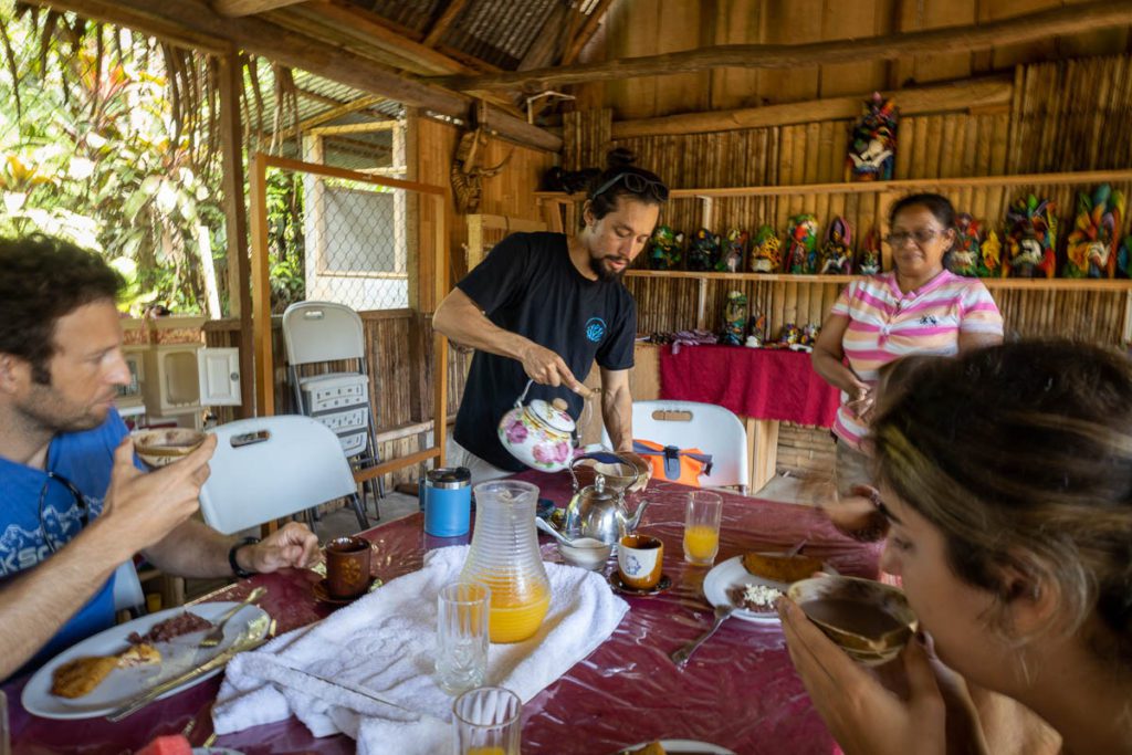Boruca area costa rica cacao ceremony