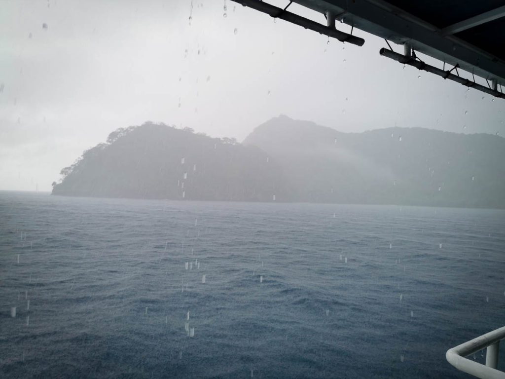 rain in cocos island