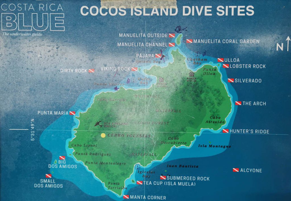 cocos island dive site 