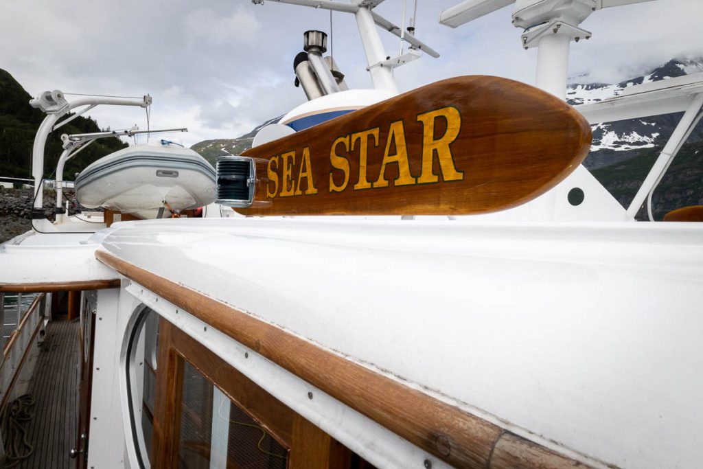 sea star yacht small cruise to Alaska