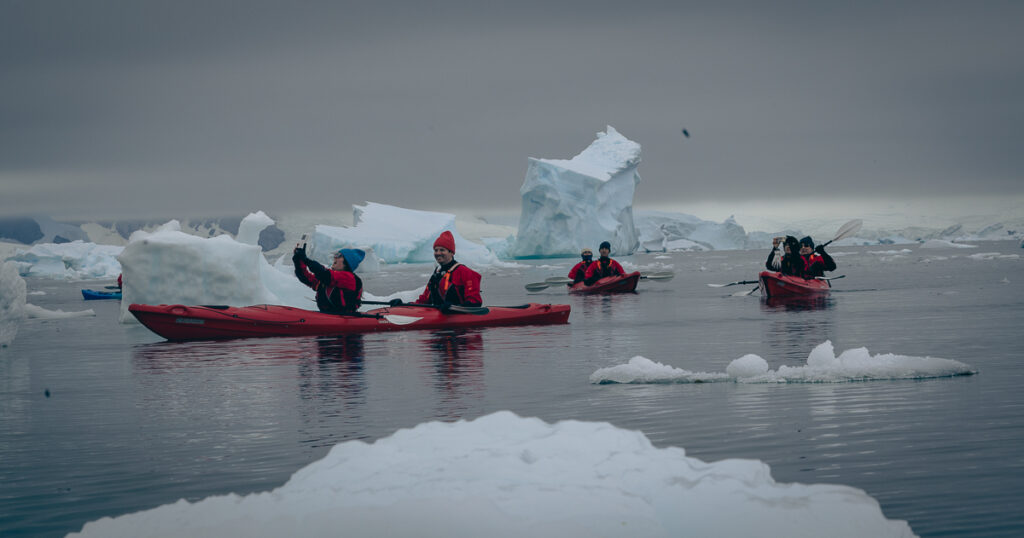 Kayaking antartica julie ( of )