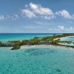 The Maldives Gets New Resorts Every Year. Bulgari's First Is Different Aerial masterplan rendering of Bulgari Resort Ranfushi island in Raa Atoll Maldives