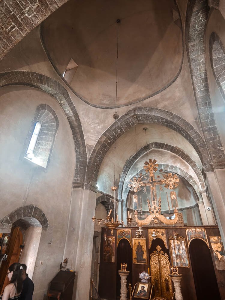 Interior of an Orthodox church in Kotor, Montenegro