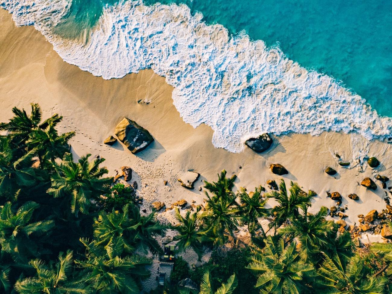 Anse Victorin beach on Fregate Island, Seychelles
