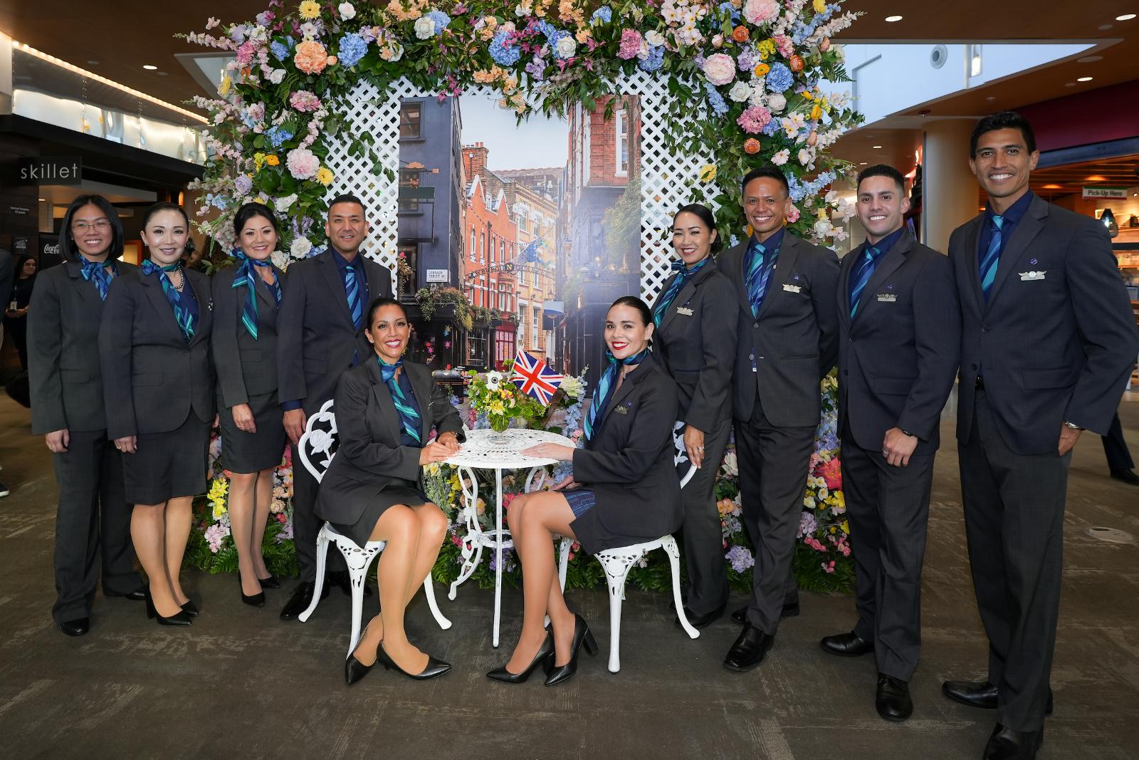 Alaska Airlines Boeing 787-9 press image from the Seattle to London Heathrow launch