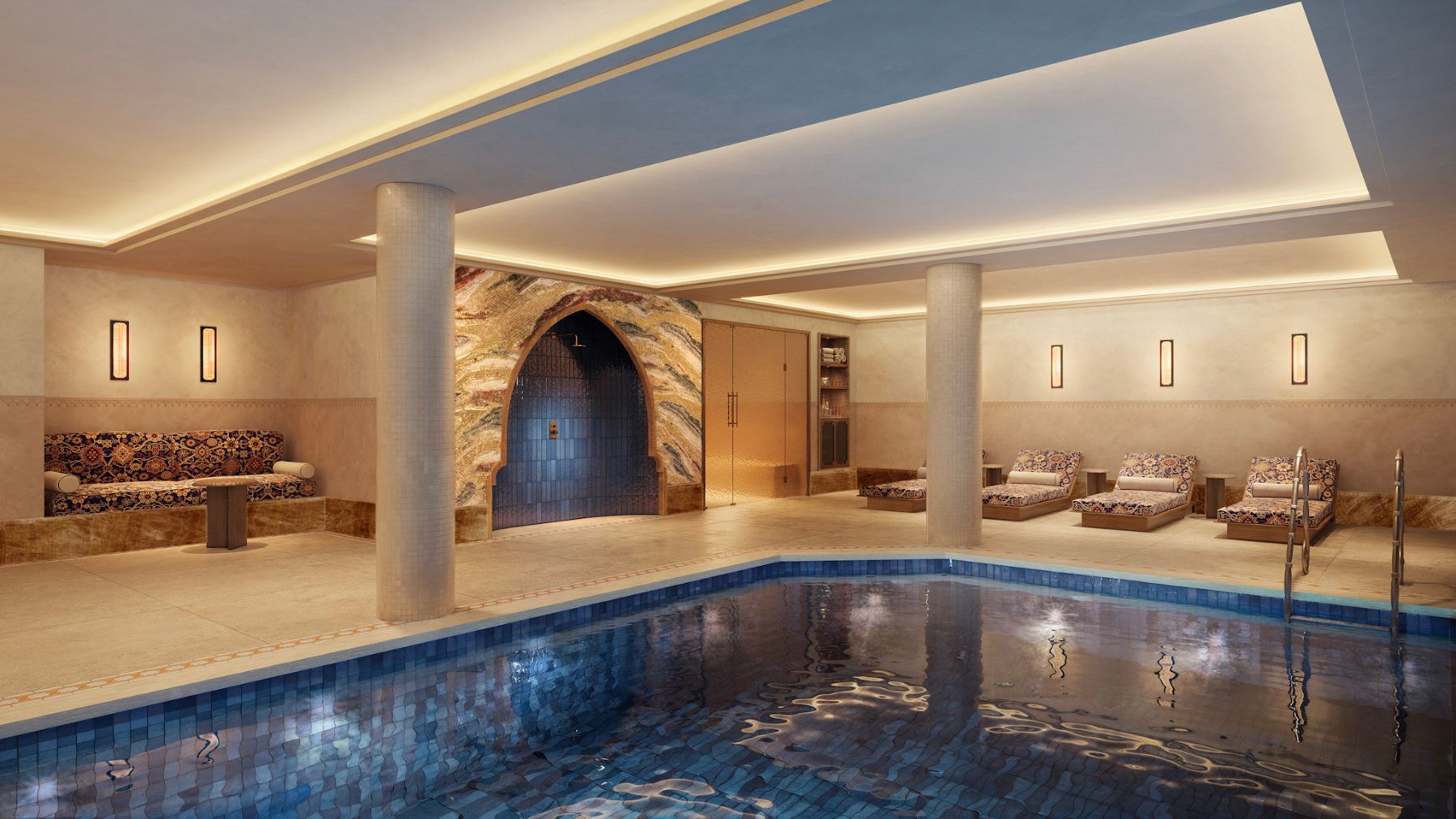Hôtel Saint Roch Courchevel Tata Harper spa with indoor pool