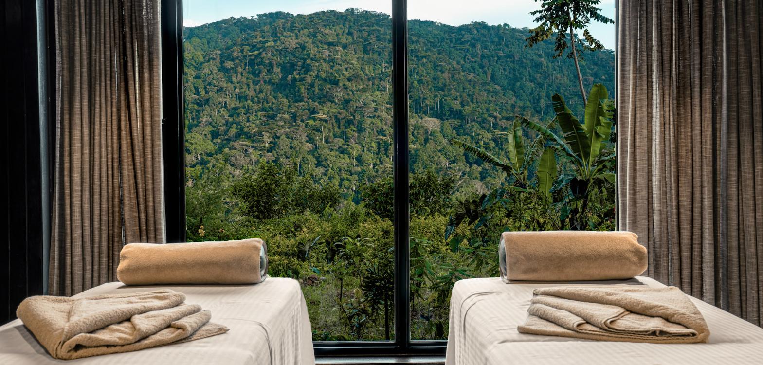 Silverback Lodge Bwindi Wellnest spa treatment room, Uganda