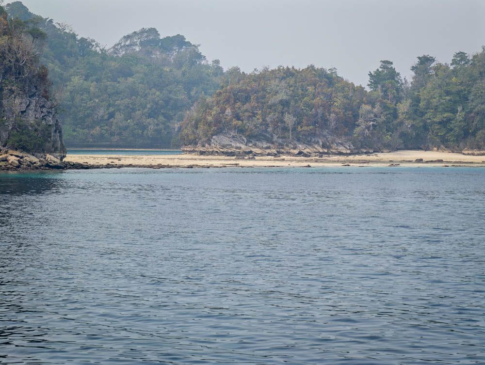 Island beach in Misool, Raja Ampat