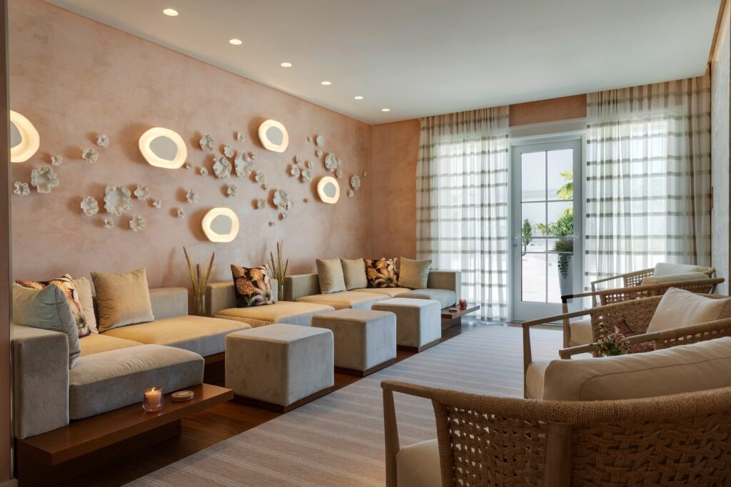 Relaxation room at Tammy Fender Holistic Spa, Olde Naples Hotel