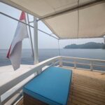 Aft deck of Scubaspa Zen with the Indonesian flag
