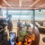 Scubaspa Zen bar and coffee station on the main deck