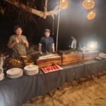 Chefs at the Scubaspa Zen beach barbecue buffet