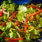 Fresh salad on the Scubaspa Zen lunch buffet