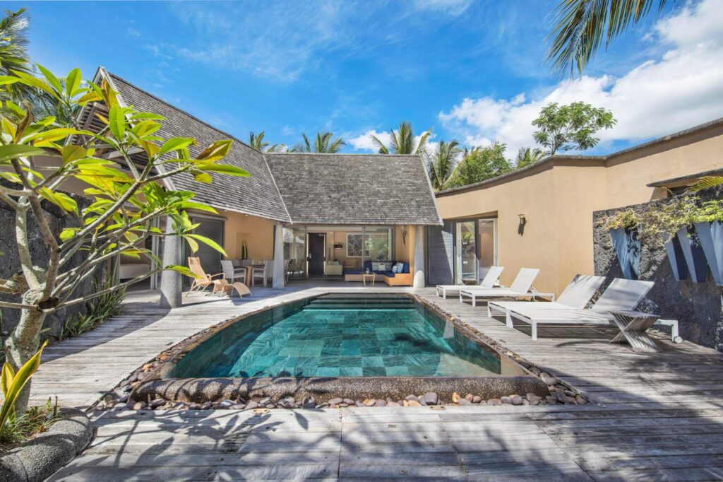Private pool villa at Trou aux Biches Beachcomber, Mauritius