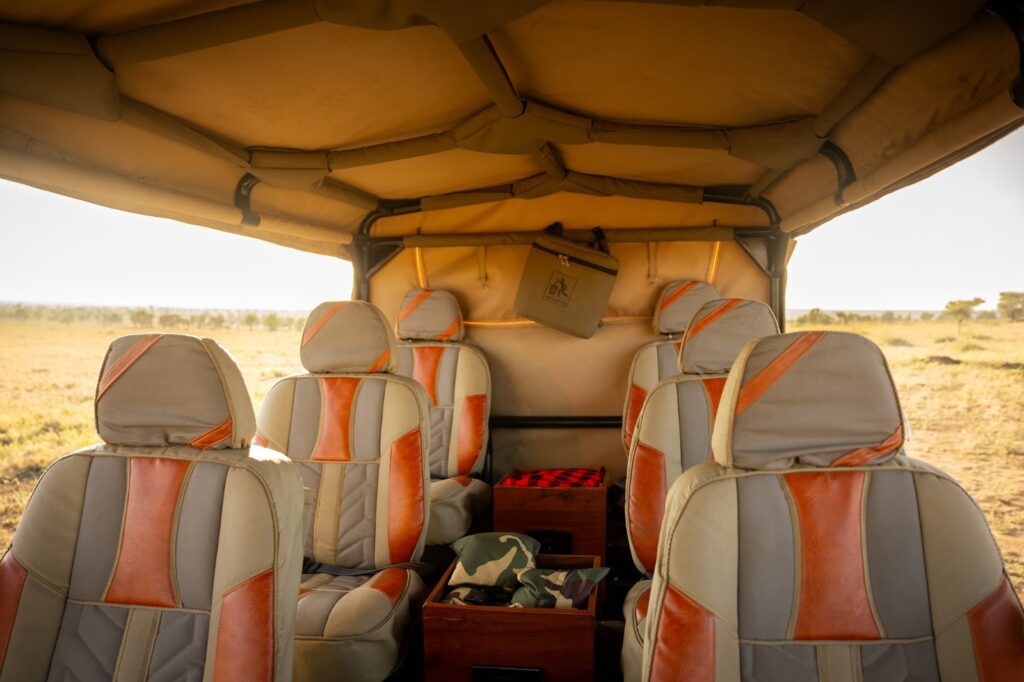 Enduata Camps 4x4 game-viewing vehicle in the Serengeti